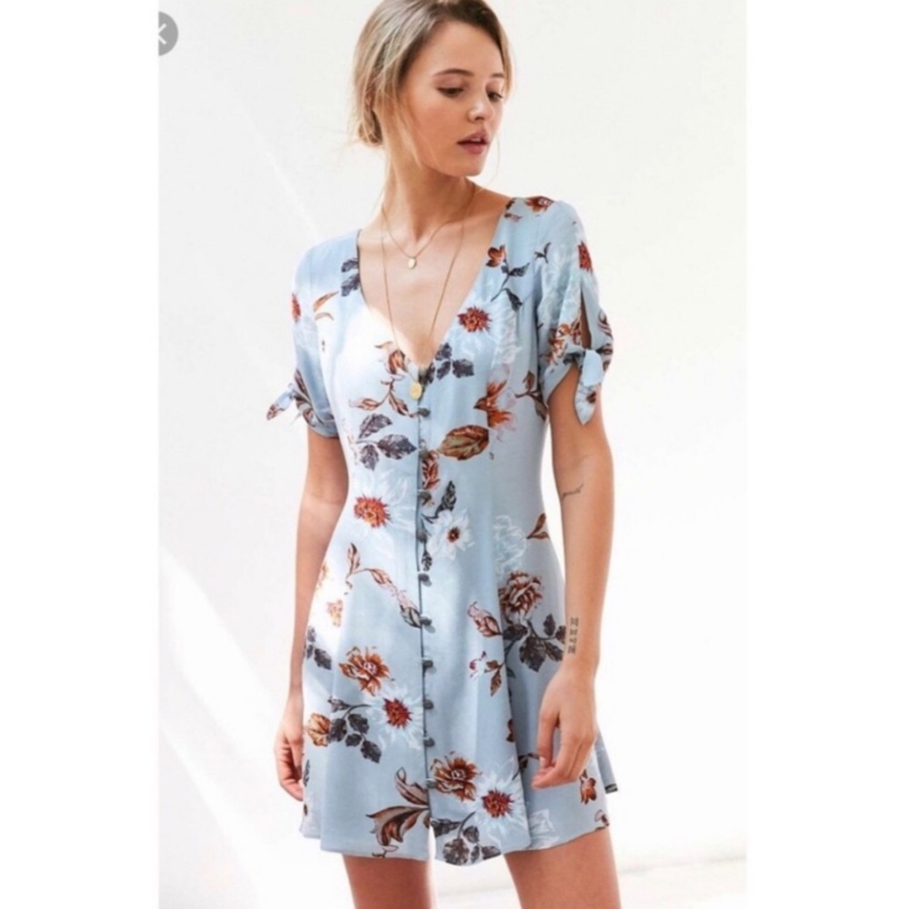 Urban Outfitters Button-up Mini Dress